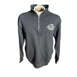 Valani Acadia National Park Quarter Zip Pullover Heather Black Size M NWT